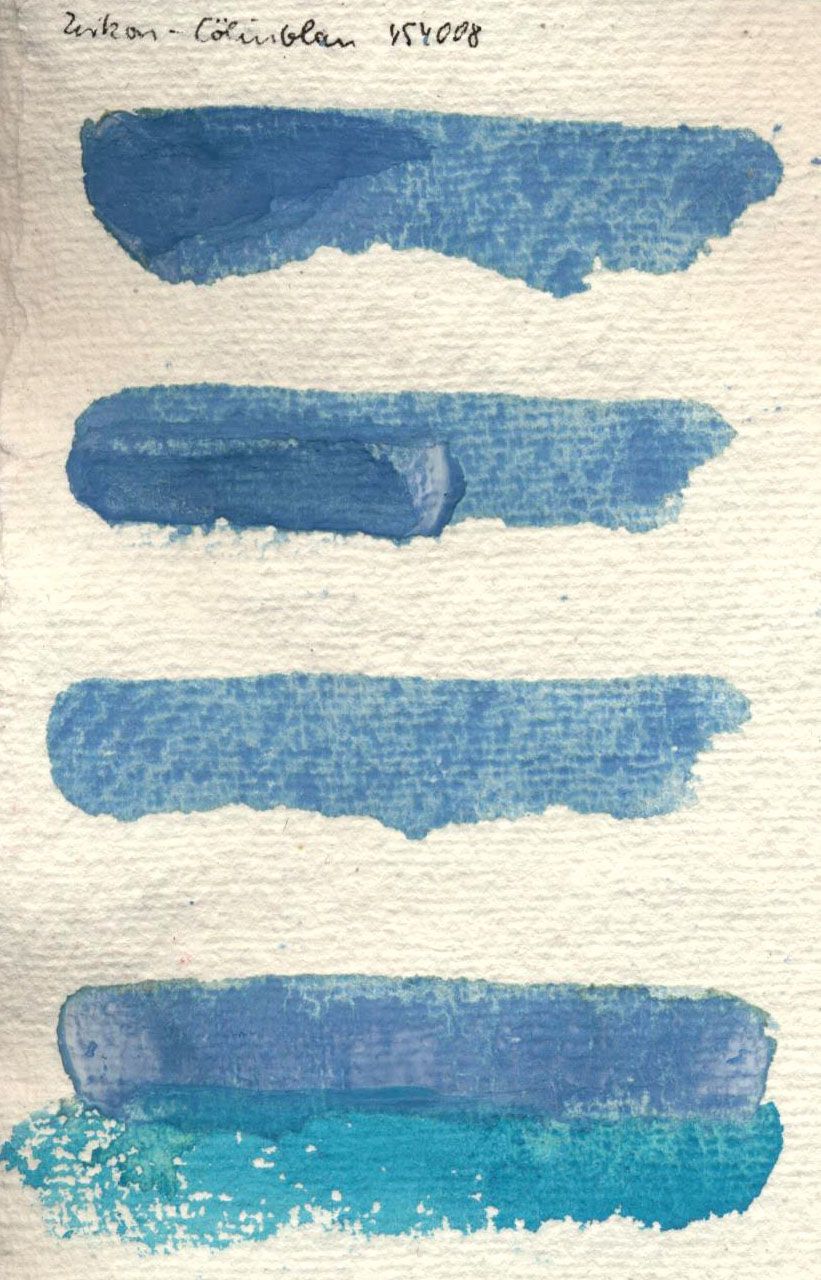Kremer akvarel - zirkonium blankytně modrá (plast, 3 x 1,8 x 1 cm)